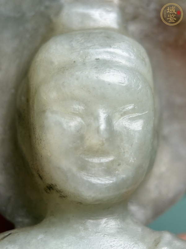 古玩玉器六朝玉佛像真品鑒賞圖