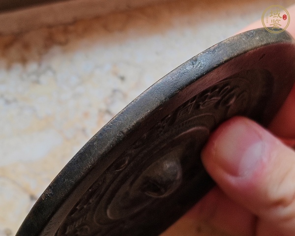 古玩銅器銘文銅鏡真品鑒賞圖