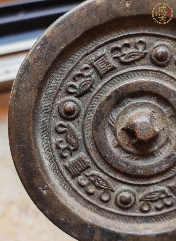 古玩銅器銘文銅鏡真品鑒賞圖