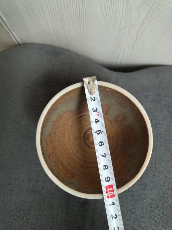 古玩陶瓷贛州窯褐釉茶盞拍賣,當前價格1688元