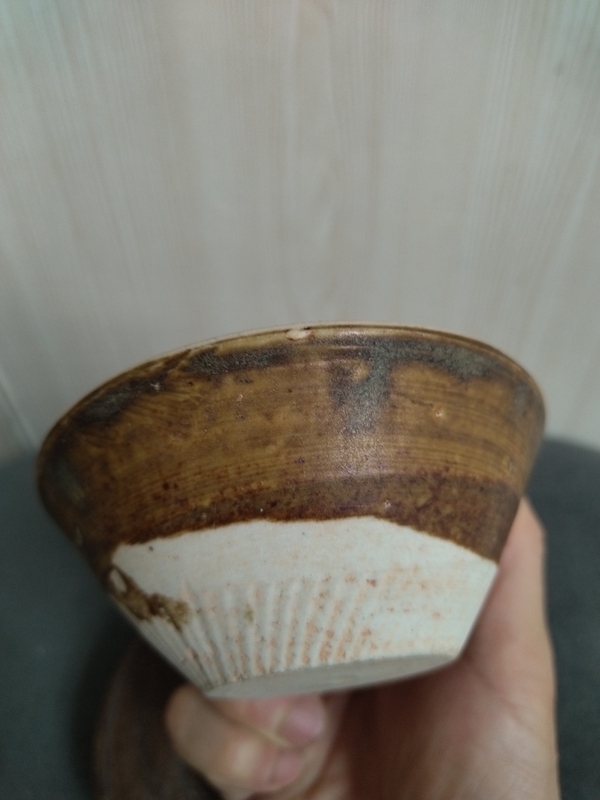 古玩陶瓷贛州窯褐釉茶盞拍賣,當前價格1688元