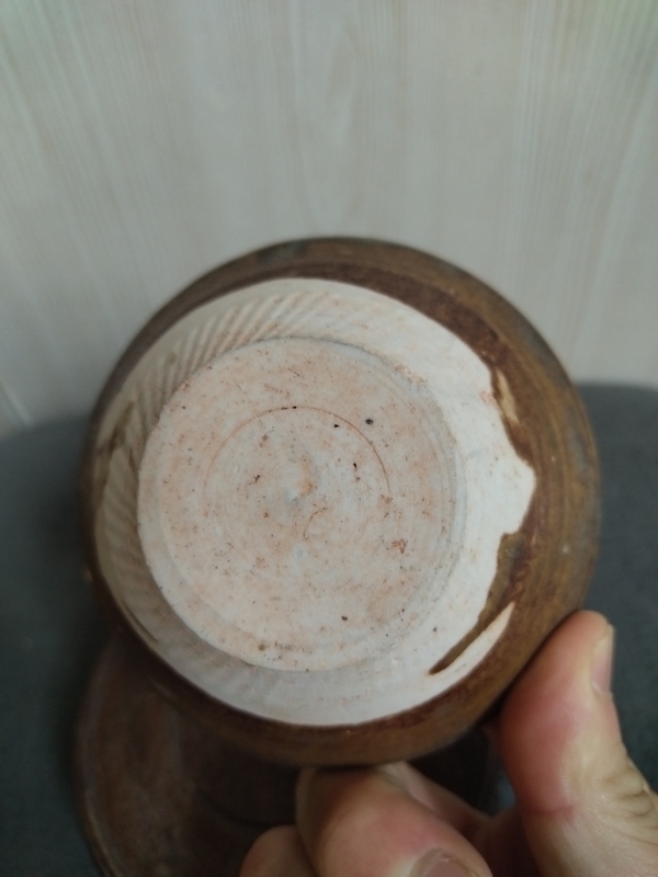 古玩陶瓷贛州窯褐釉茶盞拍賣,當前價格1688元
