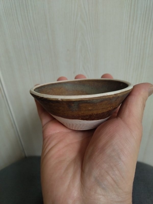古玩陶瓷贛州窯褐釉茶盞拍賣,當前價格1688元