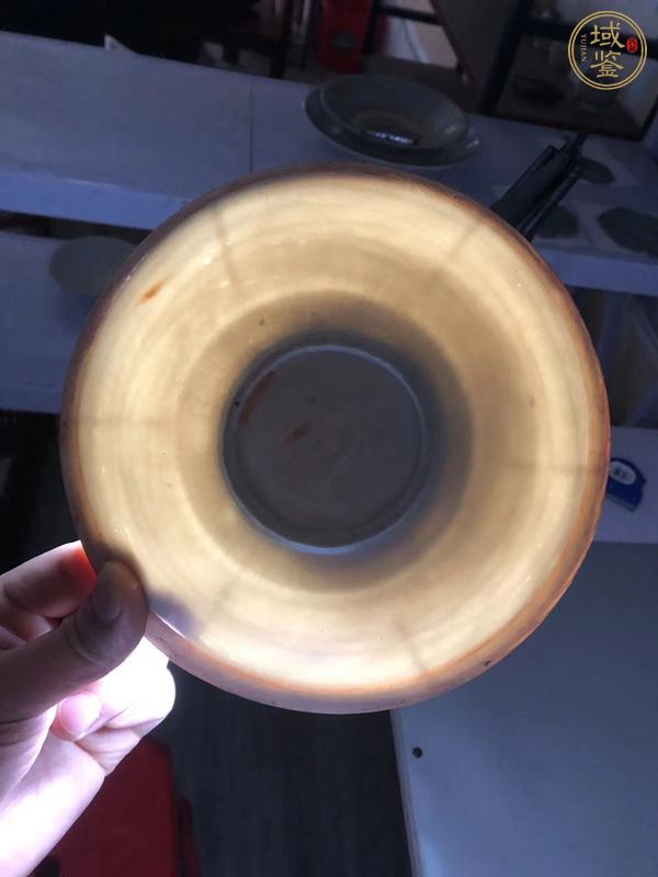 古玩陶瓷影青釉六出筋大碗真品鑒賞圖