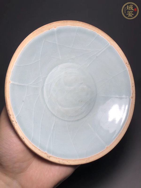 古玩陶瓷影青釉六出筋大碗真品鑒賞圖
