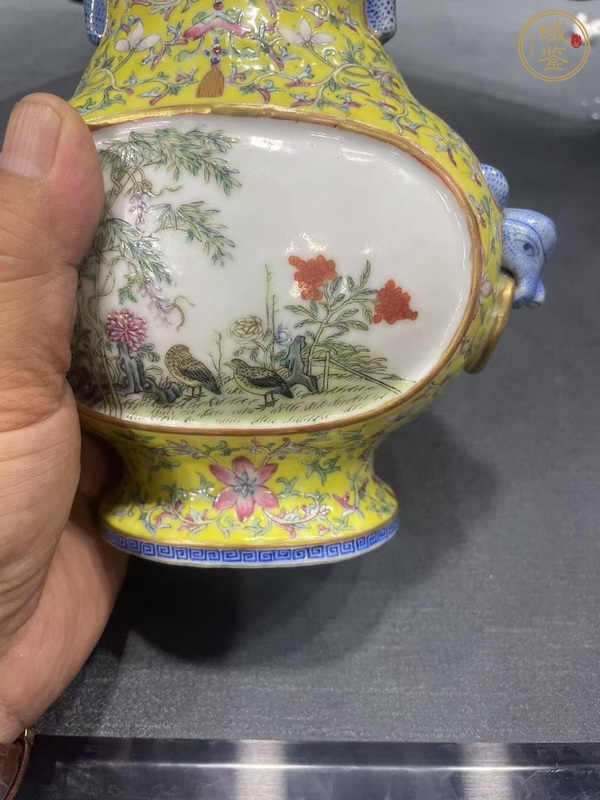 古玩陶瓷粉彩瓶真品鑒賞圖
