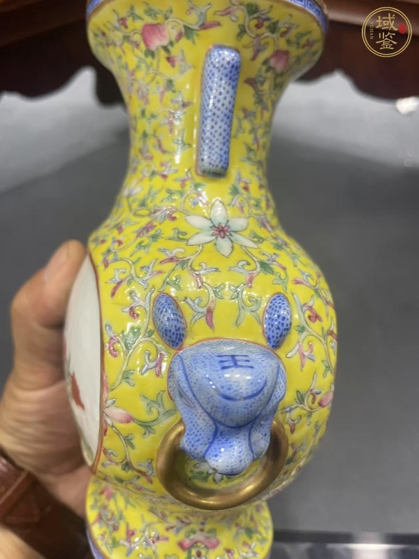 古玩陶瓷粉彩瓶真品鑒賞圖