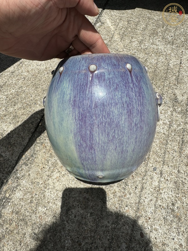 古玩陶瓷鼓式洗真品鑒賞圖