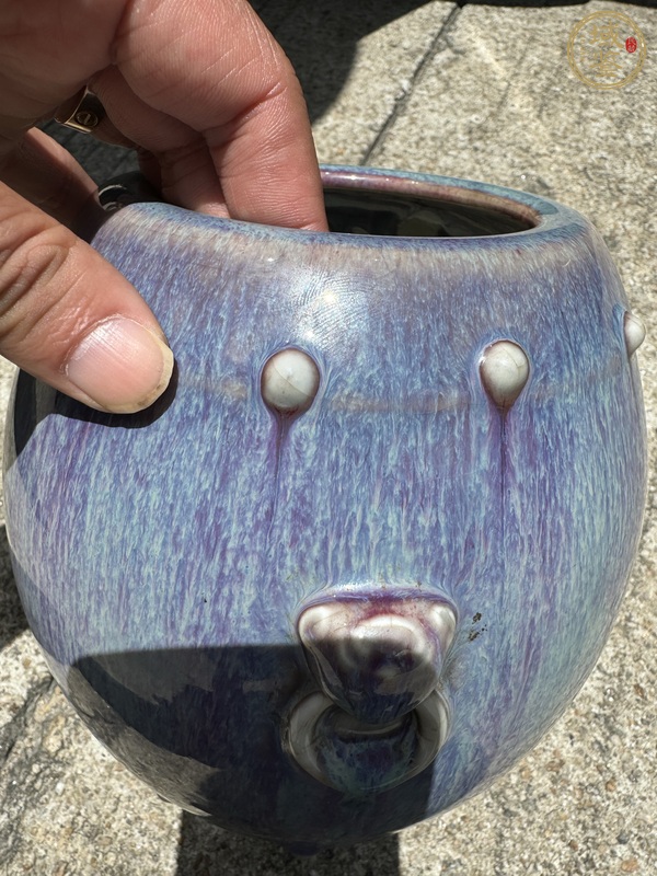 古玩陶瓷鼓式洗真品鑒賞圖