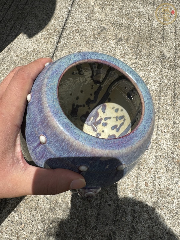 古玩陶瓷鼓式洗真品鑒賞圖