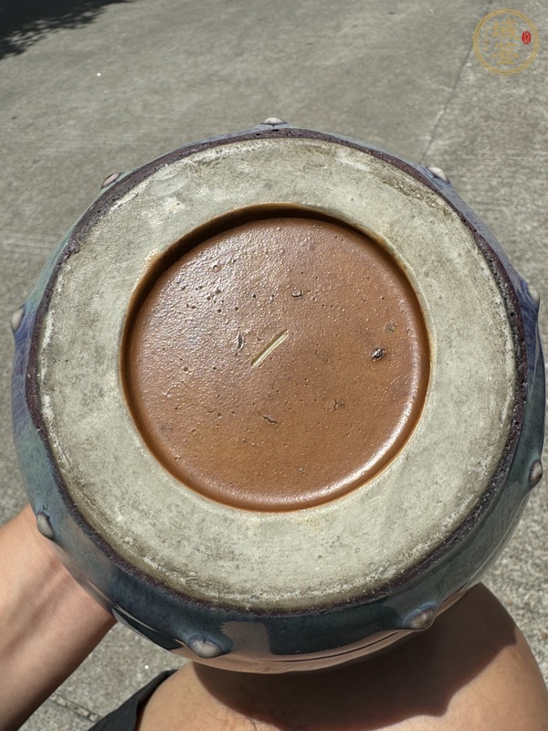 古玩陶瓷鼓式洗真品鑒賞圖