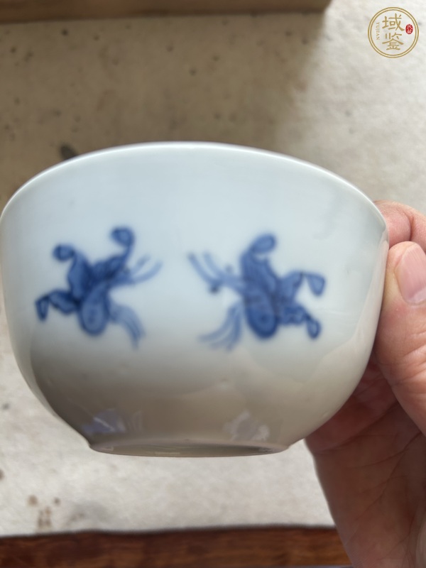 古玩陶瓷青花杯真品鑒賞圖