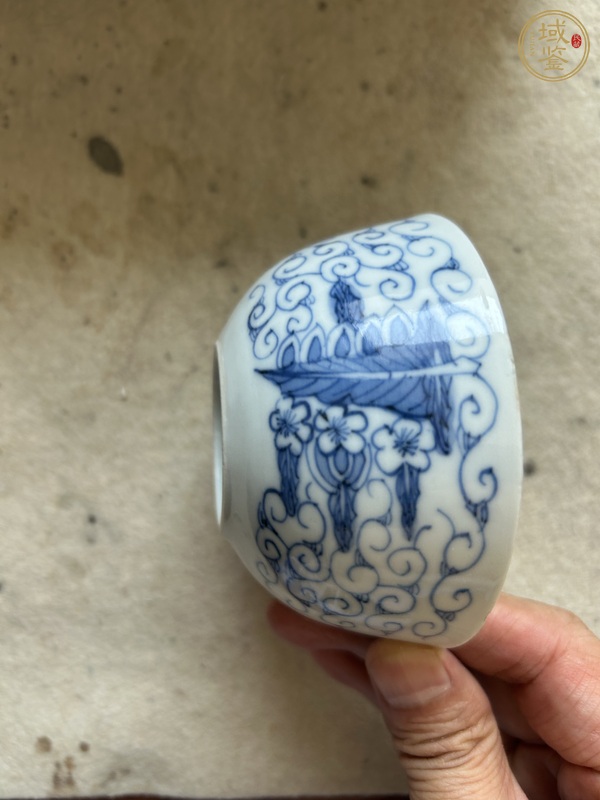 古玩陶瓷青花杯真品鑒賞圖