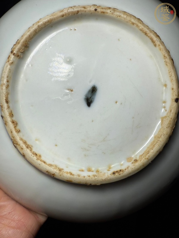 古玩陶瓷松鶴紋盤真品鑒賞圖