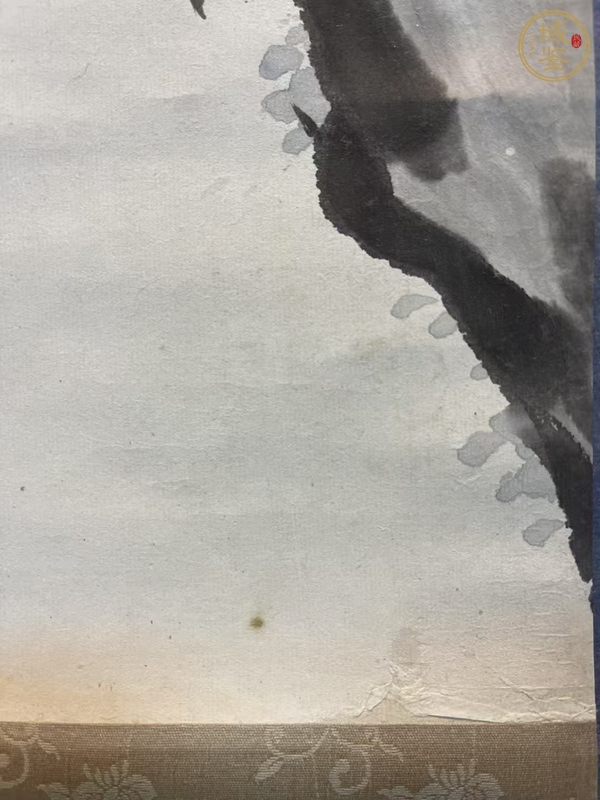 古玩字畫劉鸞翔梅竹雙鵲立軸真品鑒賞圖