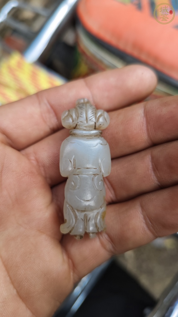 古玩玉器和田玉雕“仕女”真品鑒賞圖