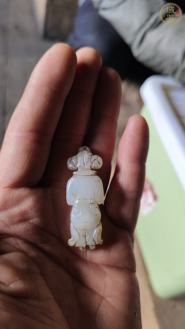 古玩玉器和田玉雕“仕女”真品鑒賞圖