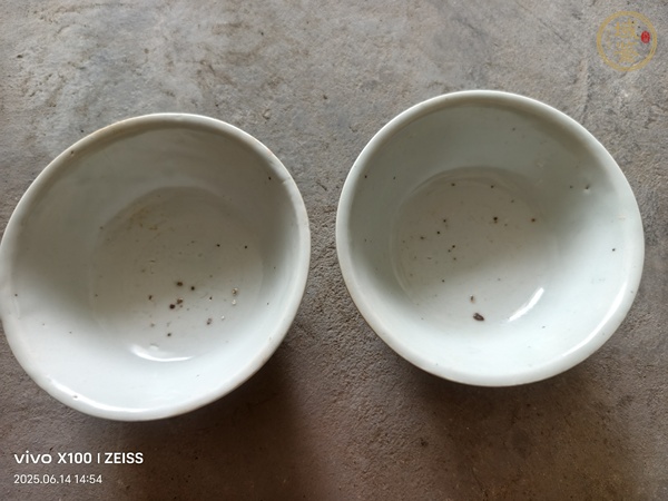 古玩陶瓷甜白釉大碗真品鑒賞圖