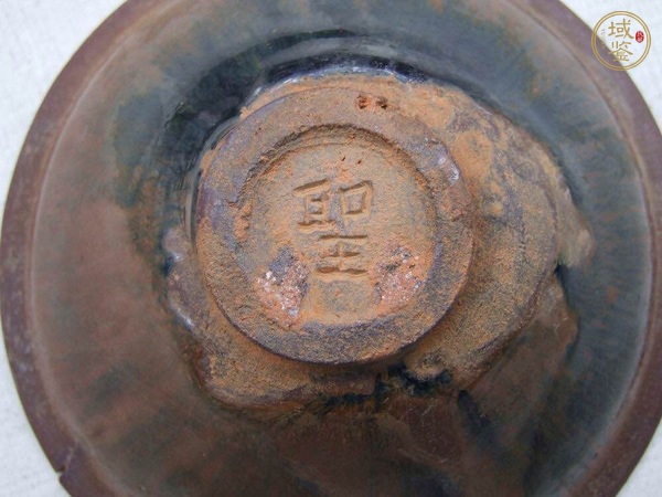 古玩陶瓷建窯兔毫喇叭口盞真品鑒賞圖