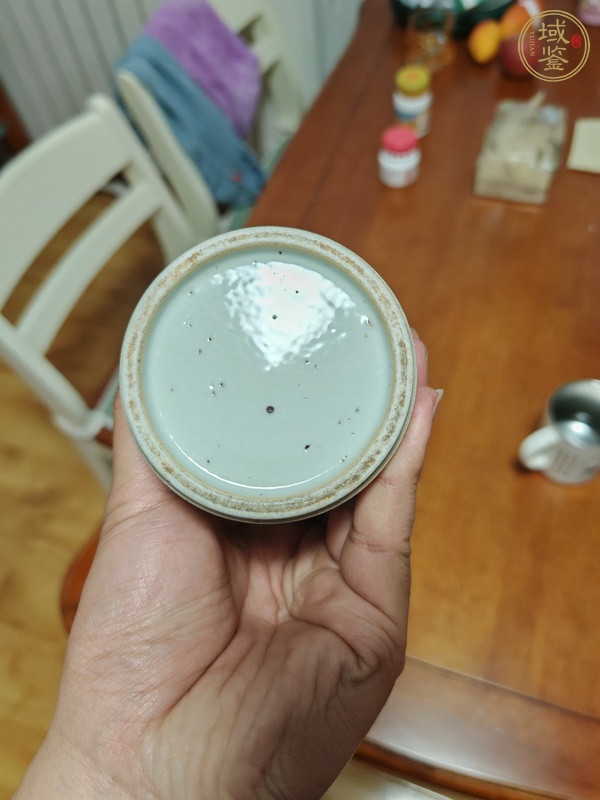 古玩粉彩花觚真品鑒賞圖