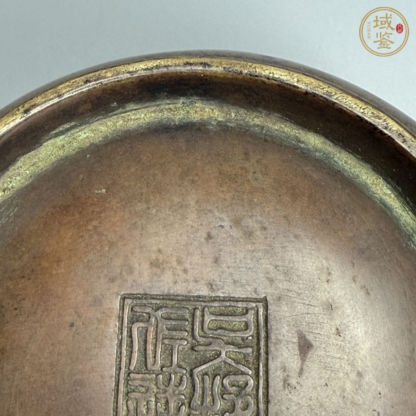 古玩銅器錦邊獅耳爐真品鑒賞圖