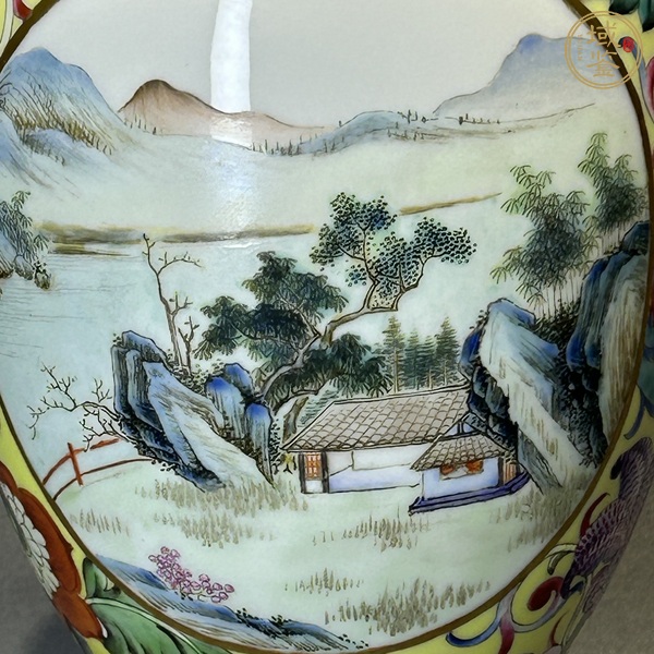古玩陶瓷民國 粉彩瓶真品鑒賞圖