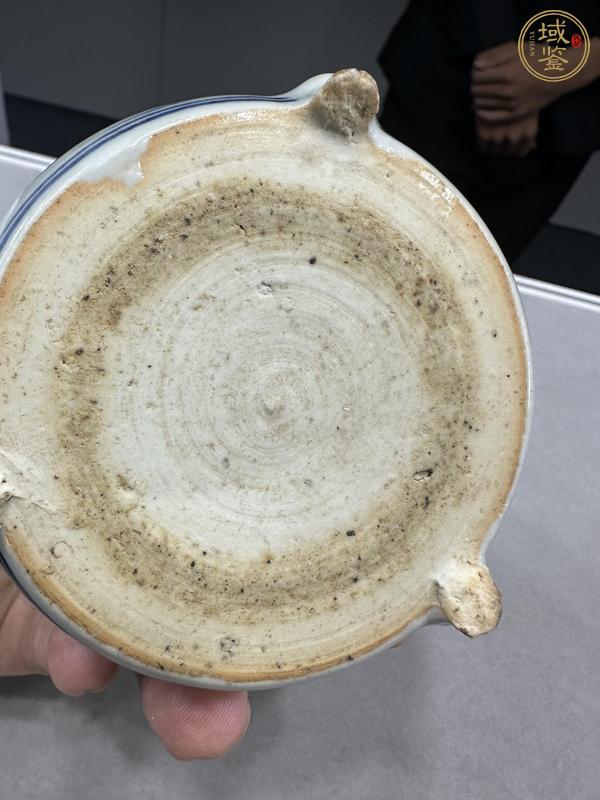 古玩陶瓷青花人物紋香爐真品鑒賞圖