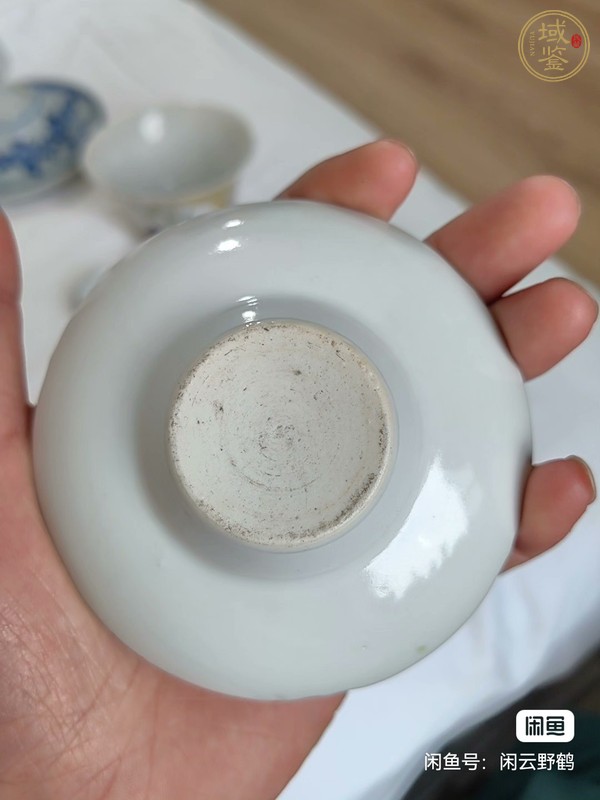 古玩陶瓷粉彩三才蓋杯真品鑒賞圖
