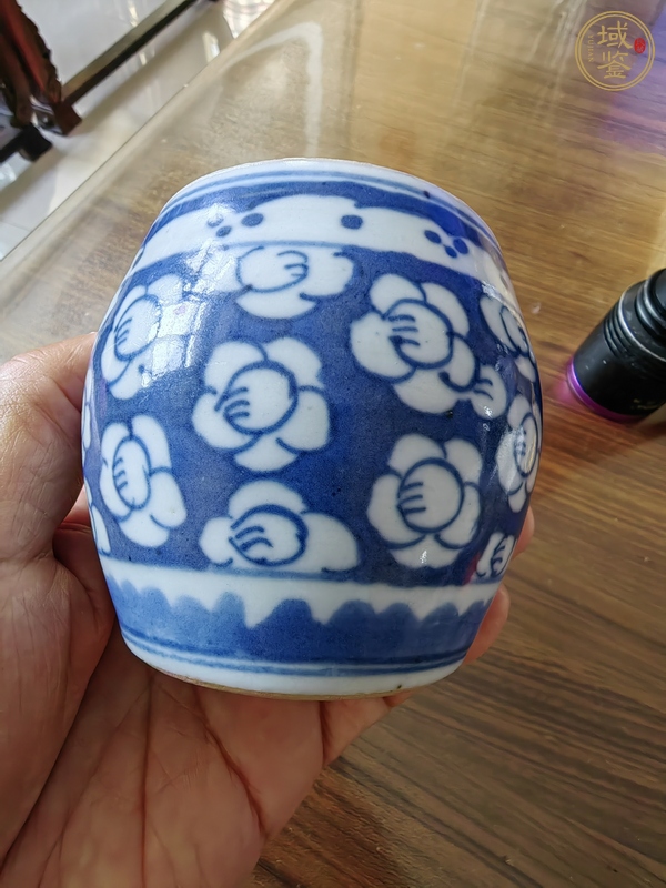 古玩陶瓷青花蓋罐真品鑒賞圖