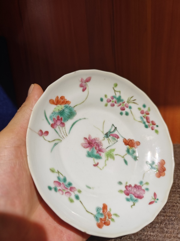 古玩陶瓷粉彩飛黃騰達花口蝶拍賣,當前價格1300元