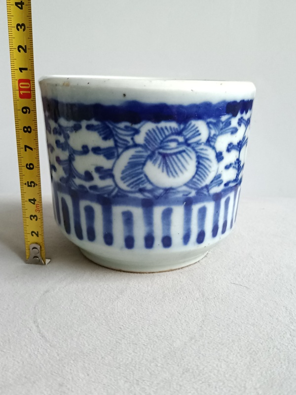 古玩陶瓷青花纏枝花紋香爐拍賣，當前價格1350元