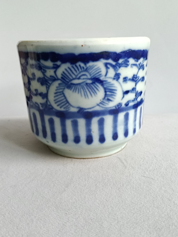 古玩陶瓷青花纏枝花紋香爐拍賣，當前價格1350元