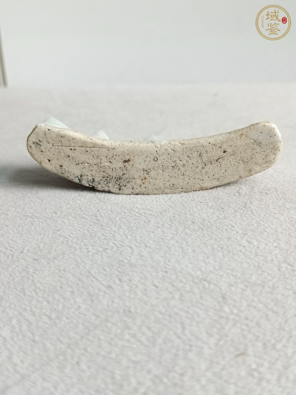 古玩陶瓷白釉山子筆架真品鑒賞圖