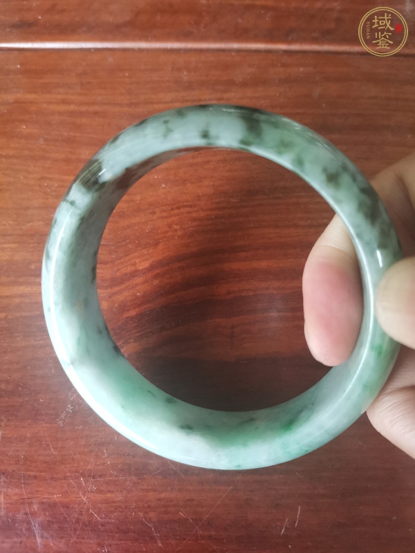 古玩天然翡翠手鐲真品鑒賞圖