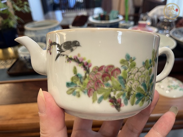 古玩粉彩壺真品鑒賞圖