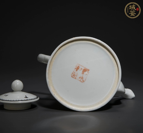 古玩陶瓷粉彩花鳥紋壺真品鑒賞圖