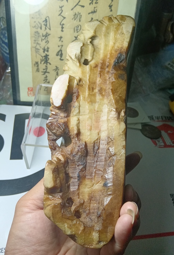 古玩玉器青田石雕“水盂”拍賣，當前價格680元