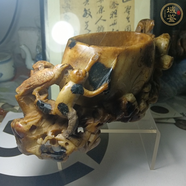 古玩玉器青田石雕“水盂”真品鑒賞圖