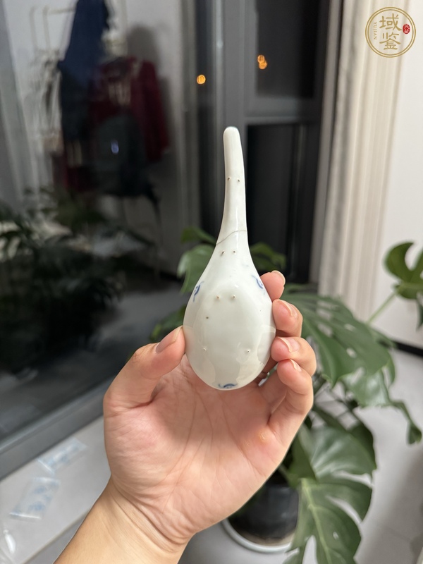 古玩陶瓷龍紋青花湯勺真品鑒賞圖