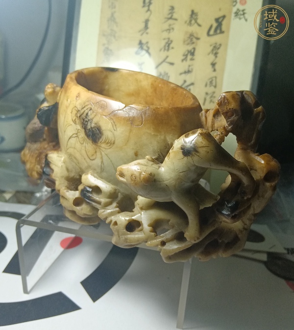 古玩玉器青田石雕“水盂”真品鑒賞圖