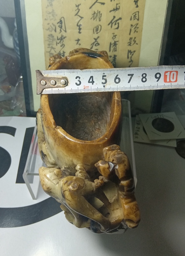 古玩玉器青田石雕“水盂”拍賣，當前價格680元
