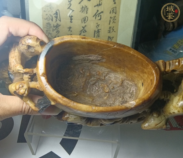 古玩玉器青田石雕“水盂”真品鑒賞圖