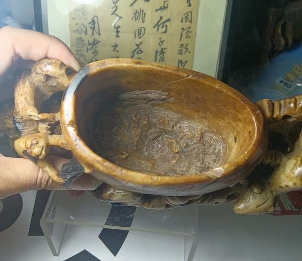 古玩玉器青田石雕“水盂”拍賣，當前價格680元