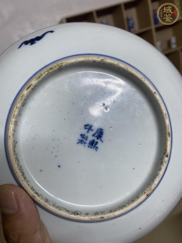 古玩陶瓷青花五彩盤真品鑒賞圖