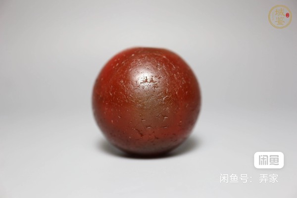 古玩紅瑪瑙珠真品鑒賞圖