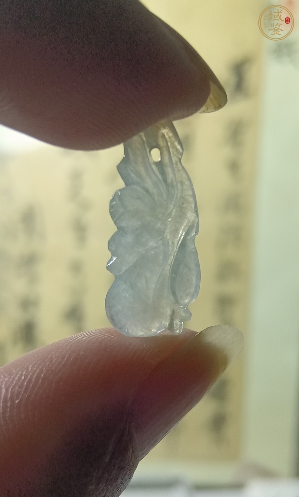古玩天然翡翠雕“瓜果墜”真品鑒賞圖