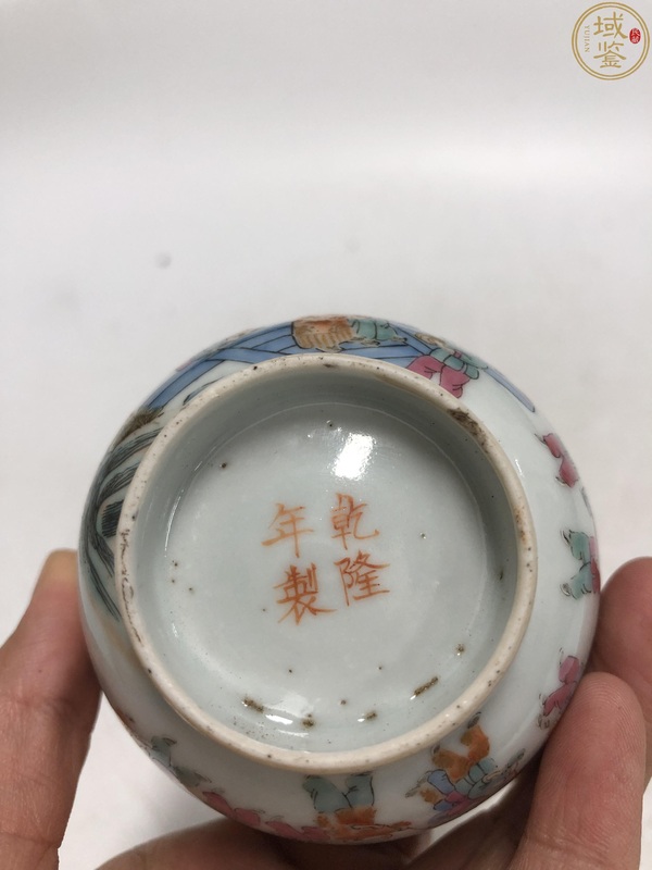 古玩陶瓷清晚·粉彩百子鬧春紋杯拍賣，當前價格3500元