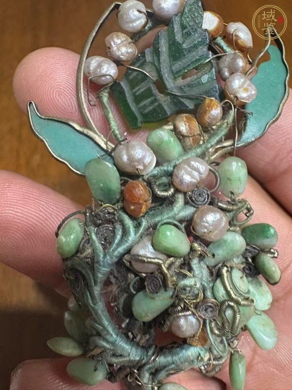 古玩雜項(xiàng)清·翡翠發(fā)簪真品鑒賞圖