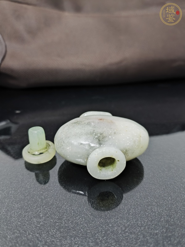 古玩玉器料器鼻煙壺真品鑒賞圖