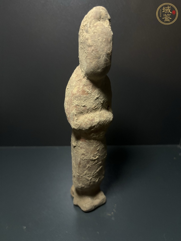 古玩陶瓷唐·瘦子俑真品鑒賞圖